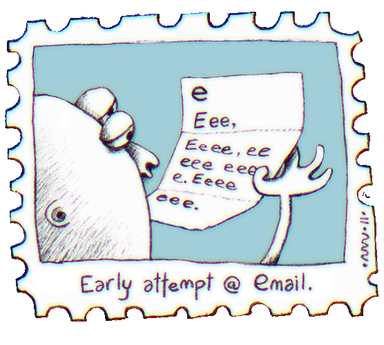 email cartoon